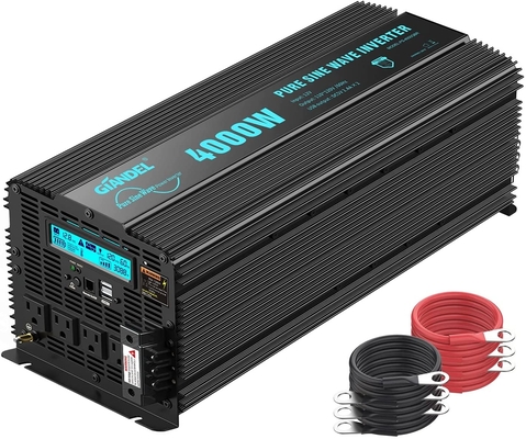DC24V υβριδικός ηλιακός αναστροφέων αναστροφέας δύναμης κυμάτων ημιτόνου Giandel 4000W βαρέων καθηκόντων καθαρός