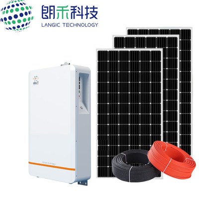 Οικιακό ηλιακό σύστημα 400 Watt/ηλιακό PV 24Kwh 480Ah 38.23V σύστημα στεγών