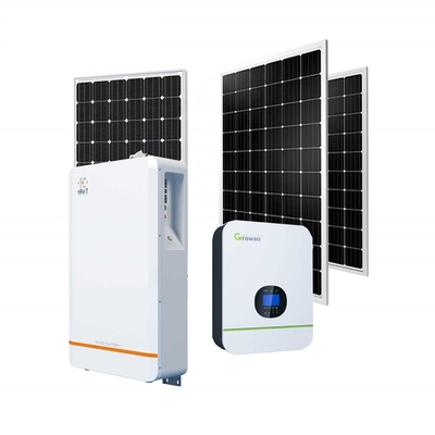 10kw κατοικημένα ηλιακά τοποθετώντας συστήματα στεγών ηλιακού πλαισίου αποθήκευσης 240Ah μπαταριών