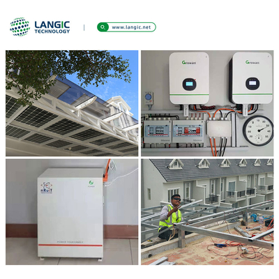 11.5kwh βαθιά ηλιακή μπαταρία 228ah Powerporter κύκλων
