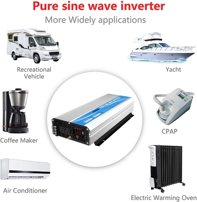 3000W καθαρός αναστροφέας DC12V δύναμης κυμάτων ημιτόνου σε AC120V με τον τηλεχειρισμό